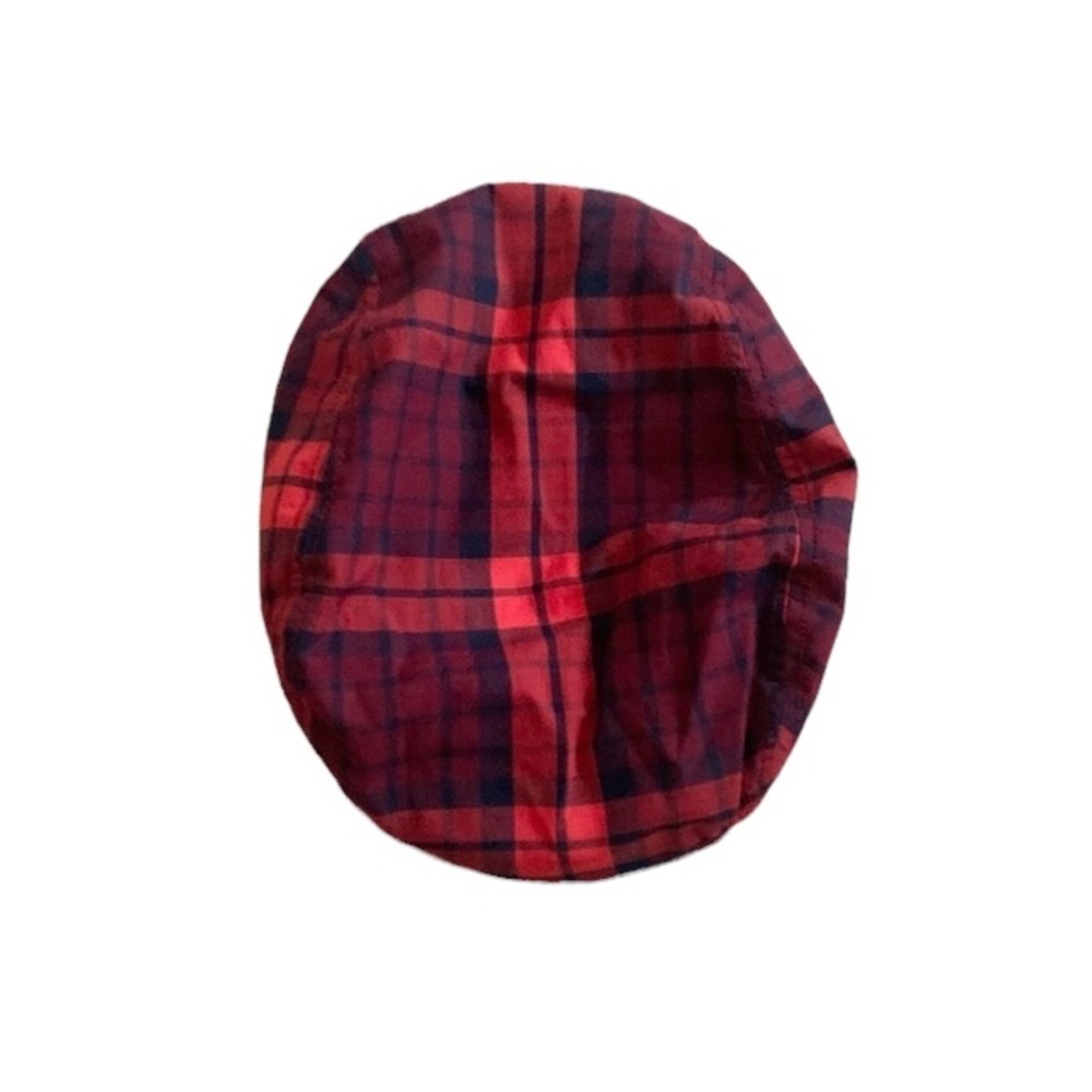 Gymboree | Plaid Red Black Cabby Hat Holiday